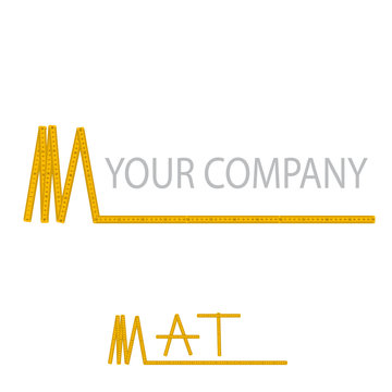 illustration m&egrave;tre bois, logo menuisier