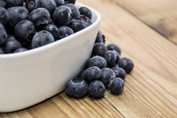 Bowl filled with Blueberries