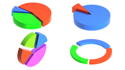 Colorful  life cycle diagrams