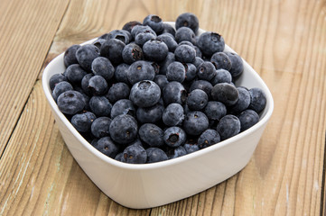 Bowl filled with Blueberries