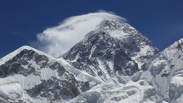 Mount. Everest, 8845m highest mountain.