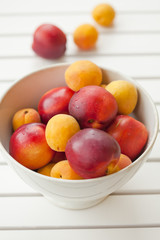 Apricots and nectarines