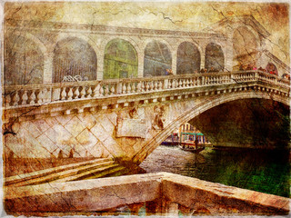 The Rialto Bridge in Venice