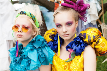 Two beautiful ladies