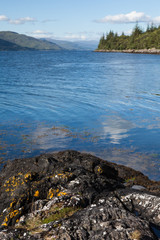 Fototapeta na wymiar Szkockiego wybrzeża