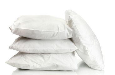 Fototapeta na wymiar pillows isolated on white