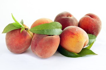 tasty fresh peaches