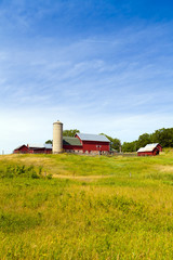 Countryside Landscape with Farm