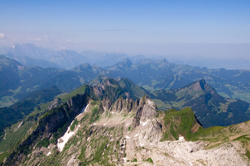 Fototapeta na wymiar Alpstein - Alpy - Szwajcaria