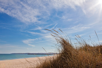 beautiful deserted beach