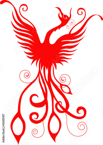 "silhouette of phoenix" Stock image and royalty-free vector files on