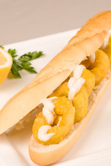 Squid bocadillo