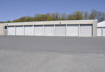 row of garages