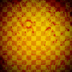 abstract grunge checkered background