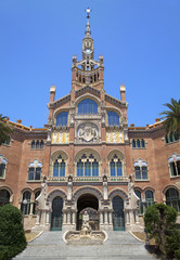 Fototapeta na wymiar Hospital de la Santa Creu i Sant Pau, Barcelona, Spain