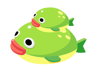 vector icon fish