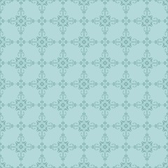 vector blue abstract seamless pattern