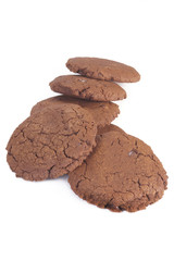 Cookies on white