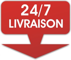 bouton livraison 24/7