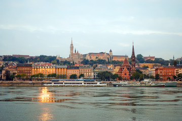 Obraz premium Budapest, Danube view at Buda
