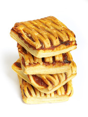 Fruit pie isolated