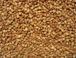 Buckwheat close up. Background