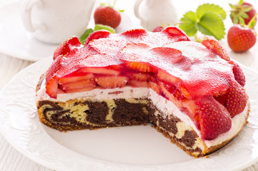Erdbeertorte