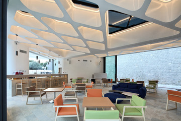 interior of modern restaurant / lounge bar