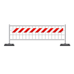 Construction barricade barrier