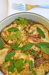 melanzane arrostite con menta