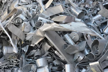 Aluminium - Schrott - Recycling © Marcel Paschertz