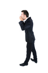 Business man isolated