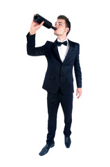 Obraz premium Isolated elegant man