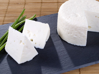 Spanish Tapa made with fresh cheese.