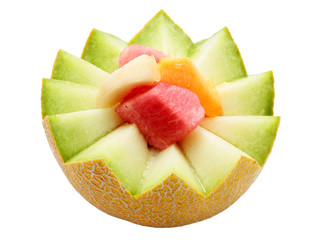 Fototapeta na wymiar Dessert of fruit