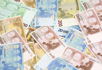 Pile of euros