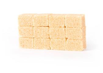 Wall made of sugar cubes