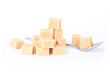 A pile of sugar cubes