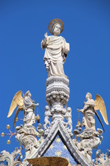 Fototapeta na wymiar St. Mark Basilica, Venice, Wenecja, Włochy
