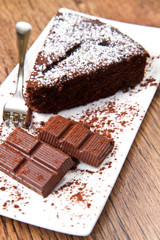 Dark chocolate cake