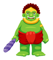 Cartoon giant vector