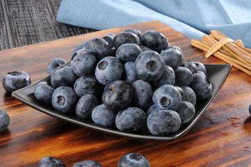 Fresh blueberries