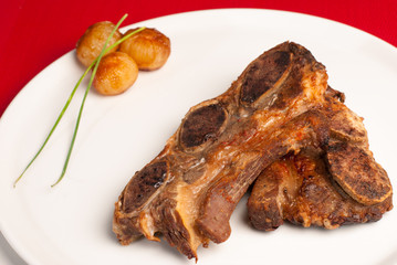 Portion of churrasco