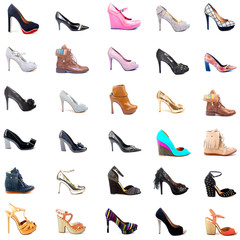 Ladies Shoes Collage