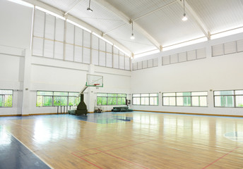 Naklejka premium basketball court