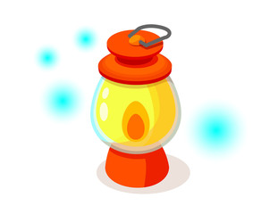 vector icon lamp