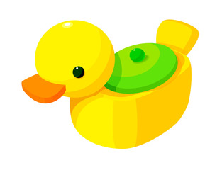 vector icon baby toilet