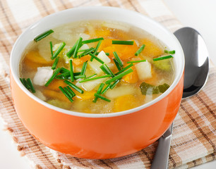 Bowl of vegetable Soup