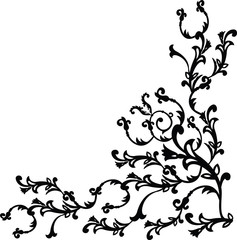 vector floral design element