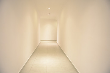 long white corridor